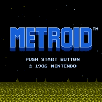 Metroid Mario Title Screen